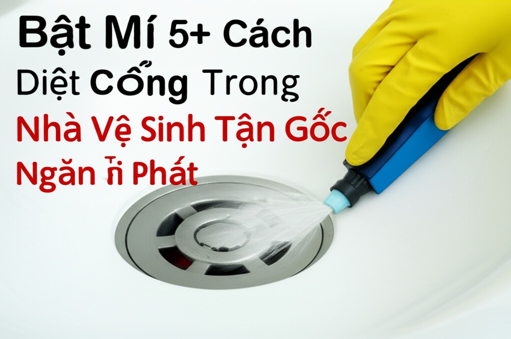 Hình minh họa cho bài viết: Bật Mí 5+ Cách Diệt Ruồi Cống Trong Nhà Vệ Sinh Tận Gốc, Ngăn Tái Phát