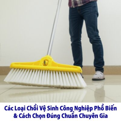 Các Loại Chổi Vệ Sinh Công Nghiệp Phổ Biến & Cách Chọn Đúng Chuẩn Chuyên Gia