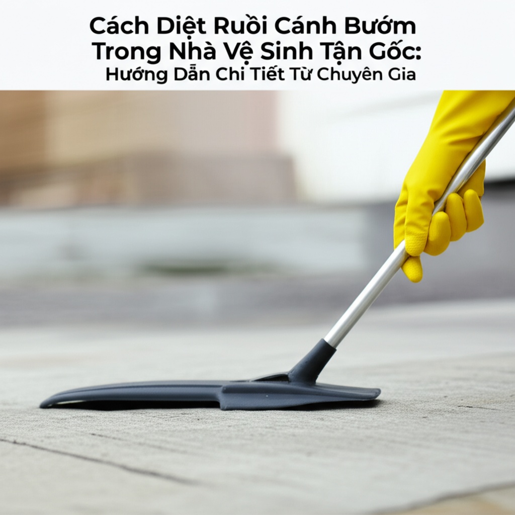 Hình minh họa cho bài viết: Cách Diệt Ruồi Cánh Bướm Trong Nhà Vệ Sinh Tận Gốc: Hướng Dẫn Chi Tiết Từ Chuyên Gia