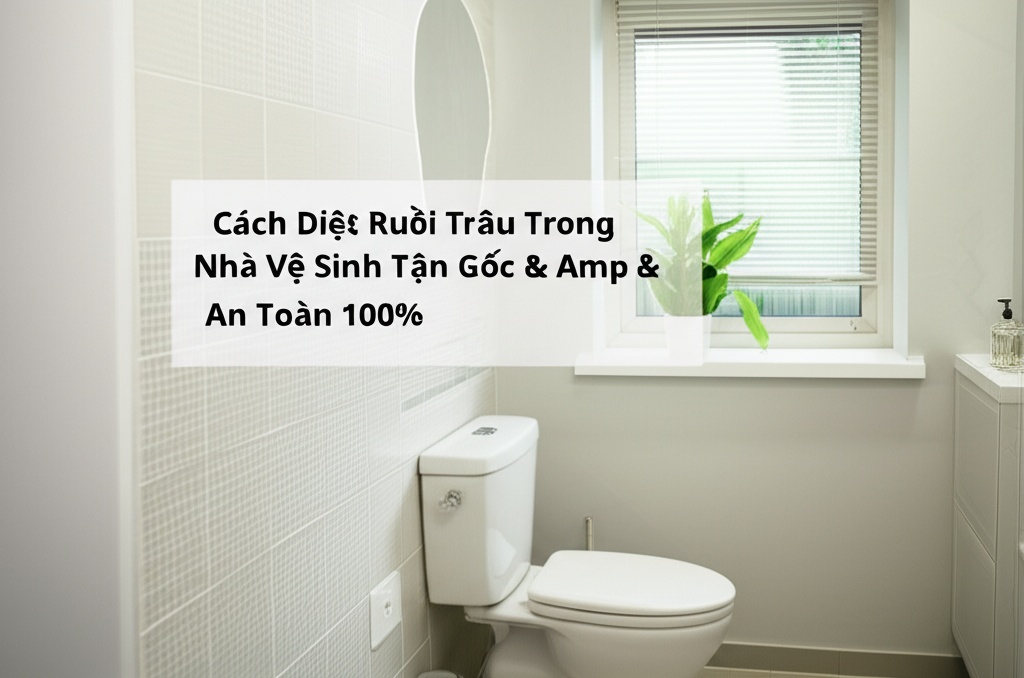 Hình minh họa cho bài viết: Cách Diệt Ruồi Trâu Trong Nhà Vệ Sinh Tận Gốc & An Toàn 100%