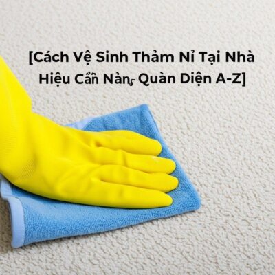 Cách Vệ Sinh Thảm Nỉ Tại Nhà Hiệu Quả [Cẩm Nang Toàn Diện A-Z]