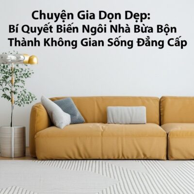 Chuyên Gia Dọn Dẹp: Bí Quyết Biến Ngôi Nhà Bừa Bộn Thành Không Gian Sống Đẳng Cấp