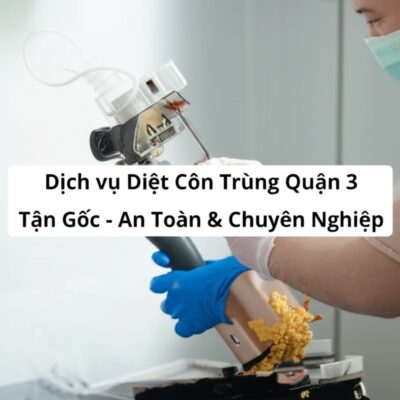Dịch vụ Diệt Côn Trùng Quận 3 Tận Gốc - An Toàn & Chuyên Nghiệp