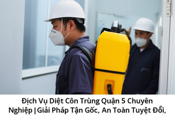 Dịch Vụ Diệt Côn Trùng Quận 5 Chuyên Nghiệp | Giải Pháp Tận Gốc, An Toàn Tuyệt Đối