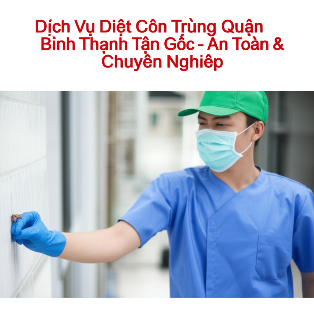 Hình minh họa cho bài viết: Dịch Vụ Diệt Côn Trùng Quận Bình Thạnh Tận Gốc - An Toàn & Chuyên Nghiệp