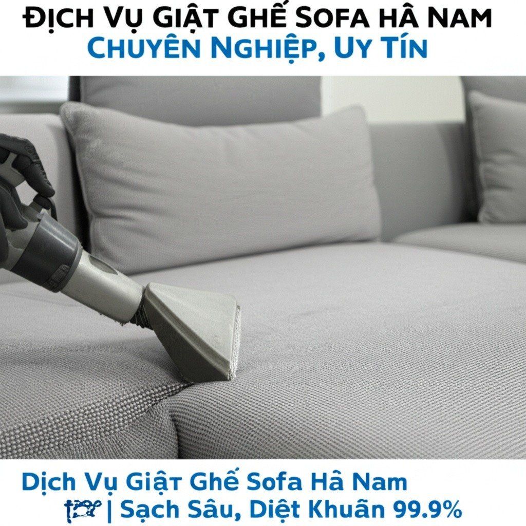 Hình minh họa cho bài viết: Dịch Vụ Giặt Ghế Sofa Hà Nam Chuyên Nghiệp, Uy Tín | Sạch Sâu, Diệt Khuẩn 99.9%