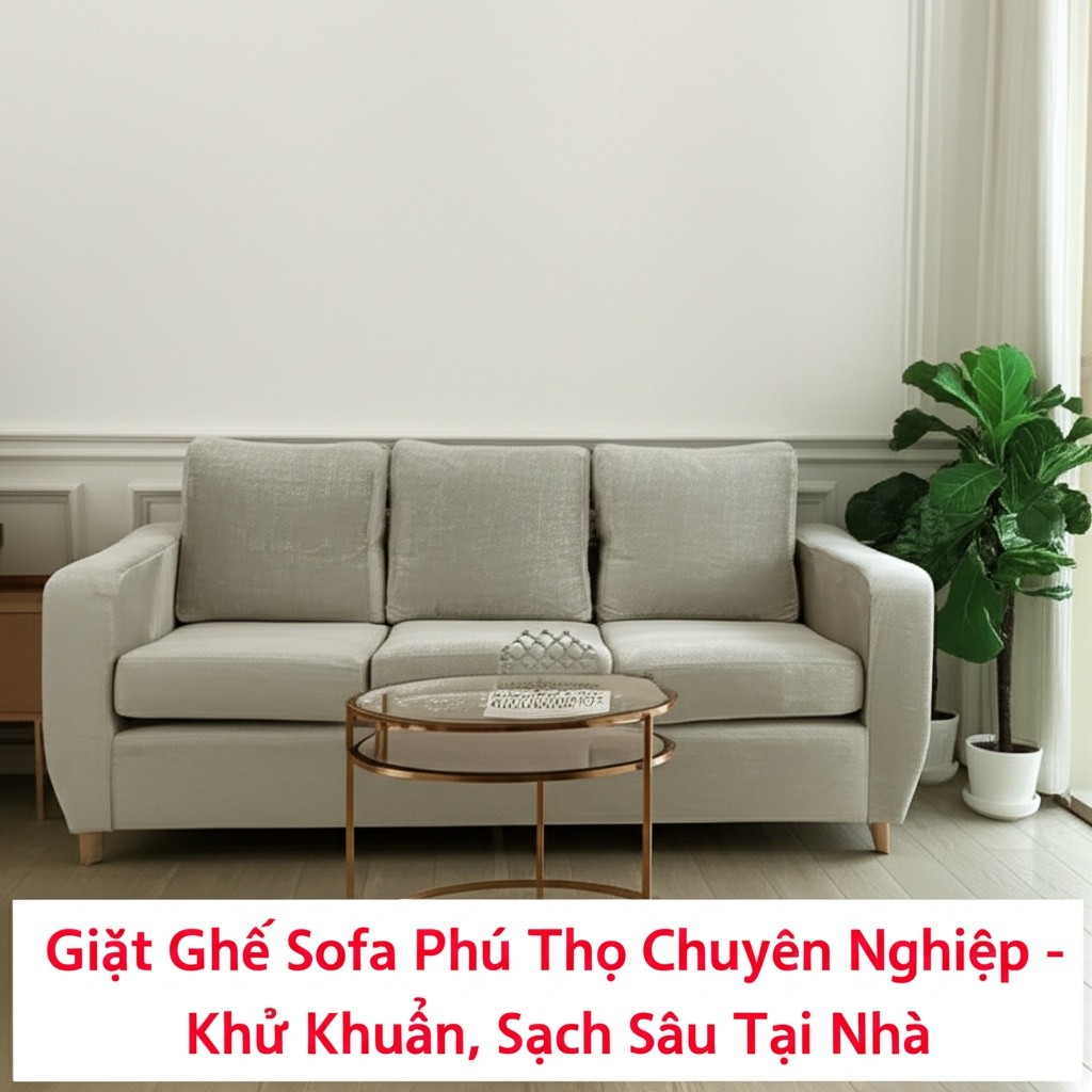 Hình minh họa cho bài viết: Giặt Ghế Sofa Phú Thọ Chuyên Nghiệp - Khử Khuẩn, Sạch Sâu Tại Nhà