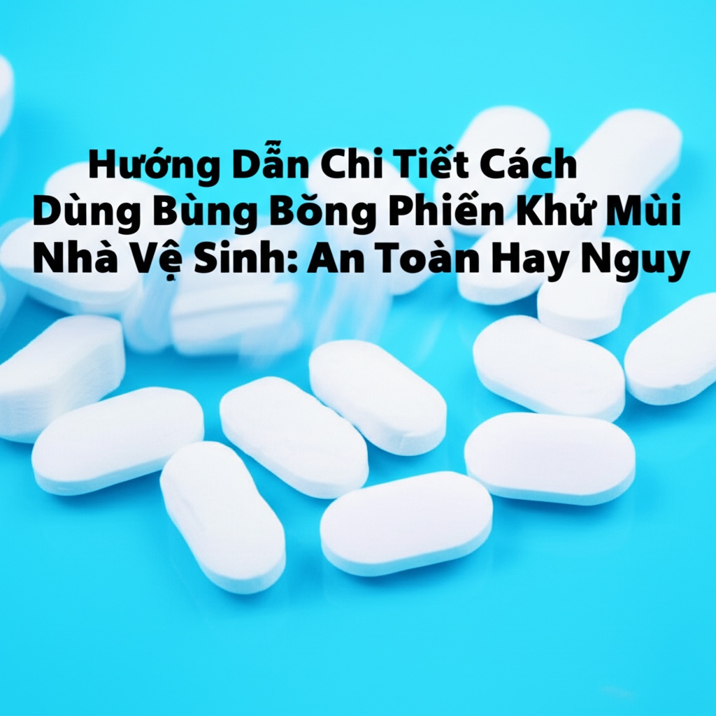 Hình minh họa cho bài viết: Hướng Dẫn Chi Tiết Cách Dùng Băng Phiến Khử Mùi Nhà Vệ Sinh: An Toàn Hay Nguy Hiểm?