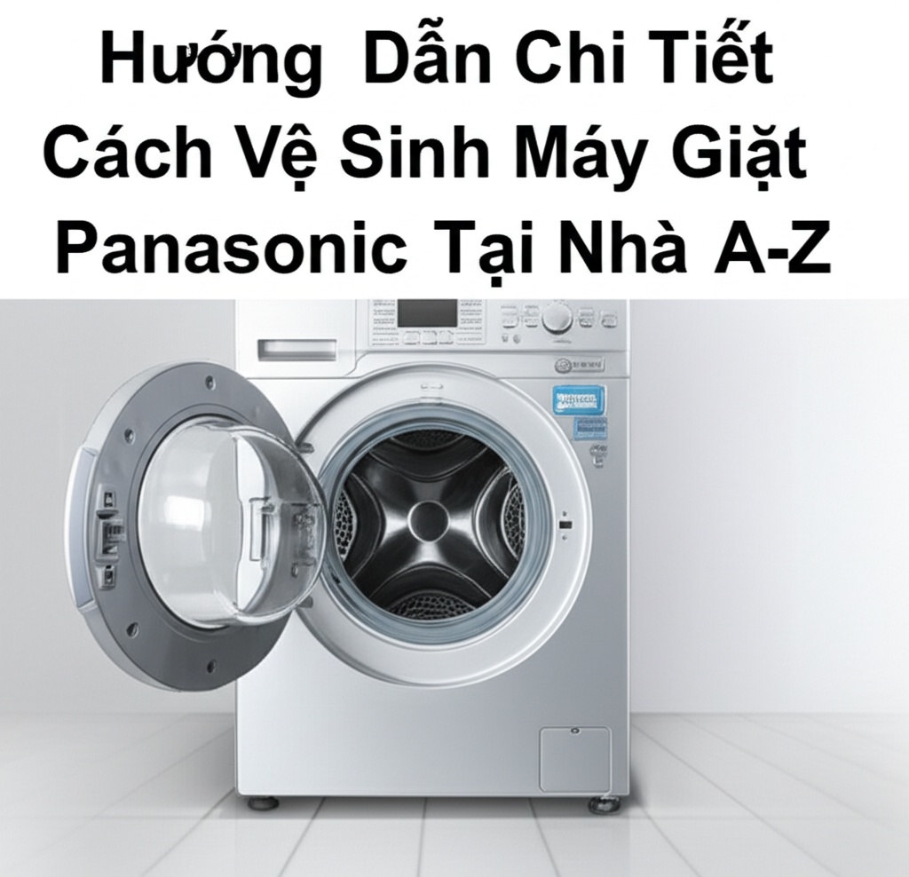 Hình minh họa cho bài viết: Hướng Dẫn Chi Tiết Cách Vệ Sinh Máy Giặt Panasonic Tại Nhà A-Z