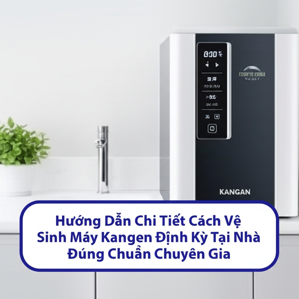 Hình minh họa cho bài viết: Hướng Dẫn Chi Tiết Cách Vệ Sinh Máy Kangen Định Kỳ Tại Nhà Đúng Chuẩn Chuyên Gia
