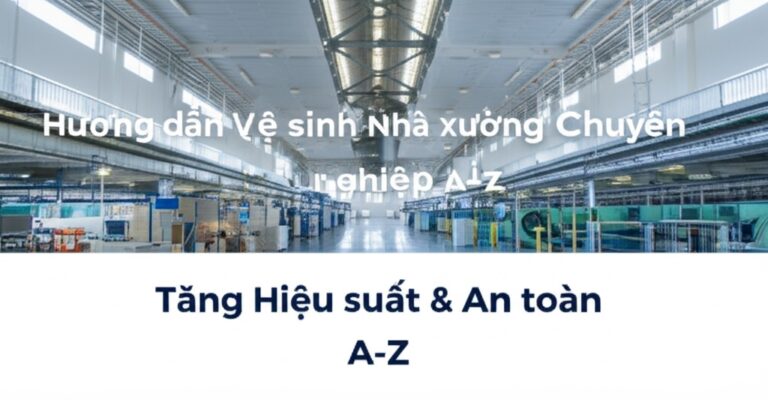 Hướng dẫn Vệ sinh Nhà xưởng Chuyên nghiệp A-Z: Tăng Hiệu suất & An toàn