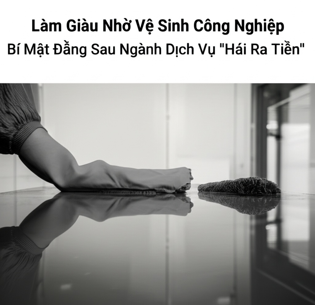 Hình minh họa cho bài viết: Làm Giàu Nhờ Vệ Sinh Công Nghiệp: Bí Mật Đằng Sau Ngành Dịch Vụ 