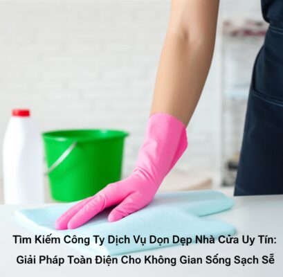 Tìm Kiếm Công Ty Dịch Vụ Dọn Dẹp Nhà Cửa Uy Tín: Giải Pháp Toàn Diện Cho Không Gian Sống Sạch Sẽ